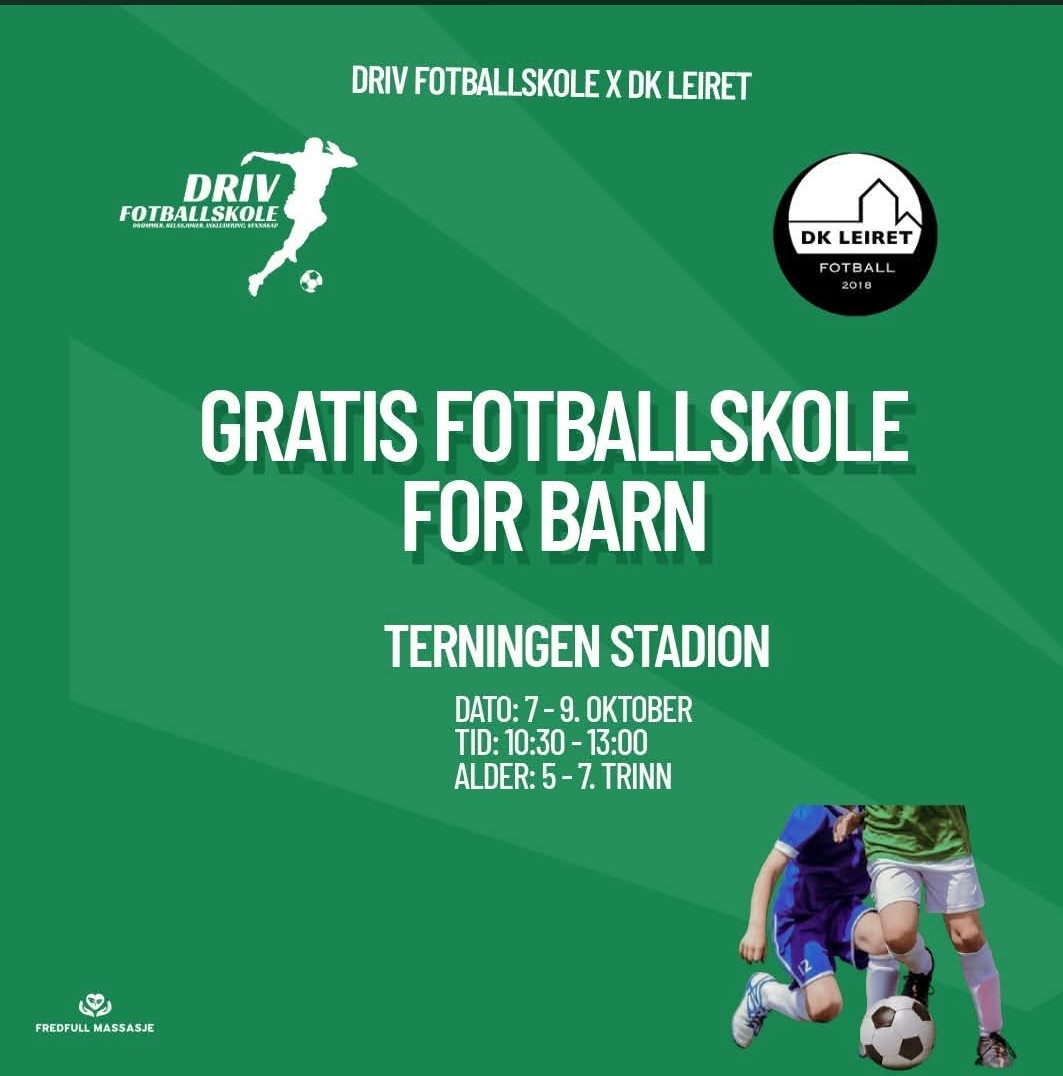 Bilde fra arrangøren for Driv Fotballskole x DK Leiret